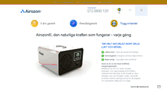 Desktop Screenshot of airozon.se