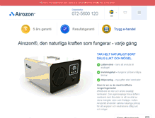 Tablet Screenshot of airozon.se
